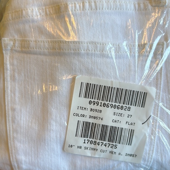 J. Crew Factory 10" High-rise Skinny Jean with Signature Stretch in White Denim - Picture 11 of 11